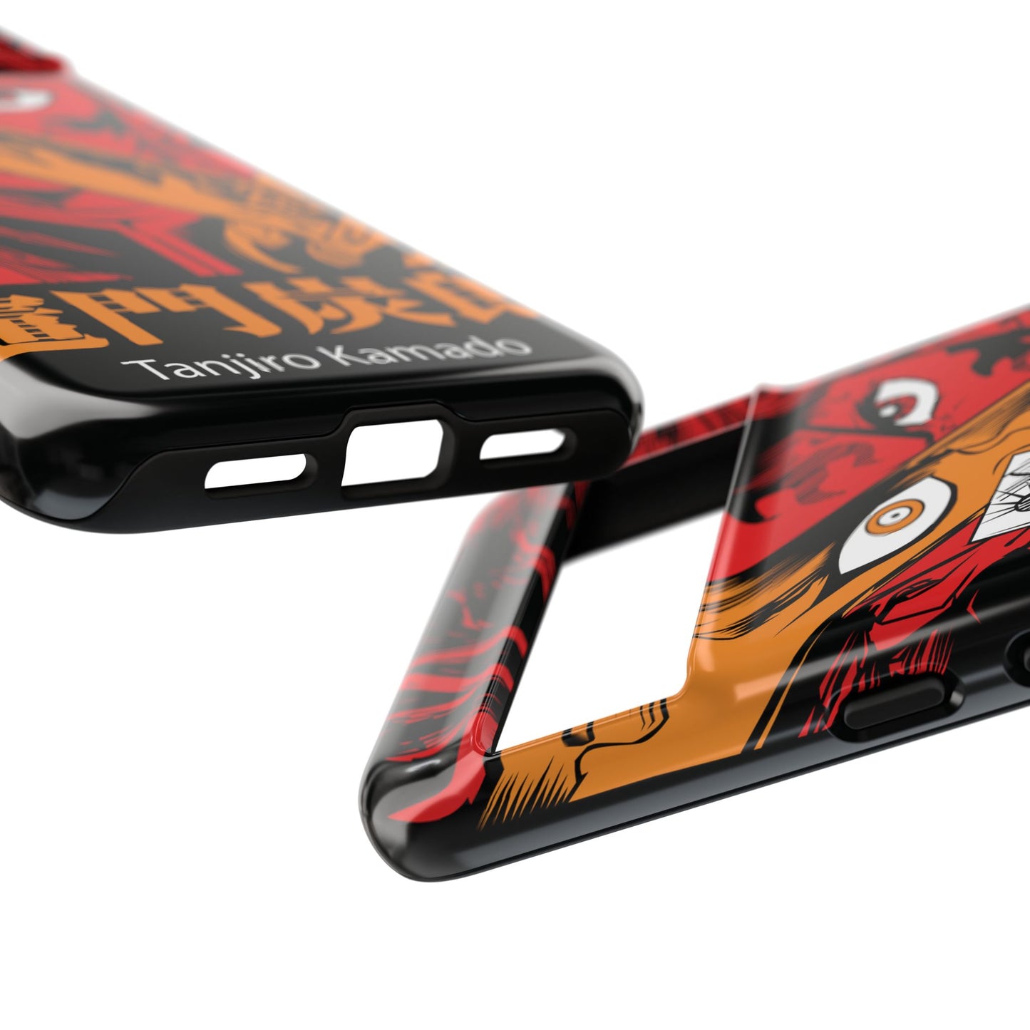 Demon Slayer Tanjiro Kamado Phone Case — Fiery Anime Protective Cover