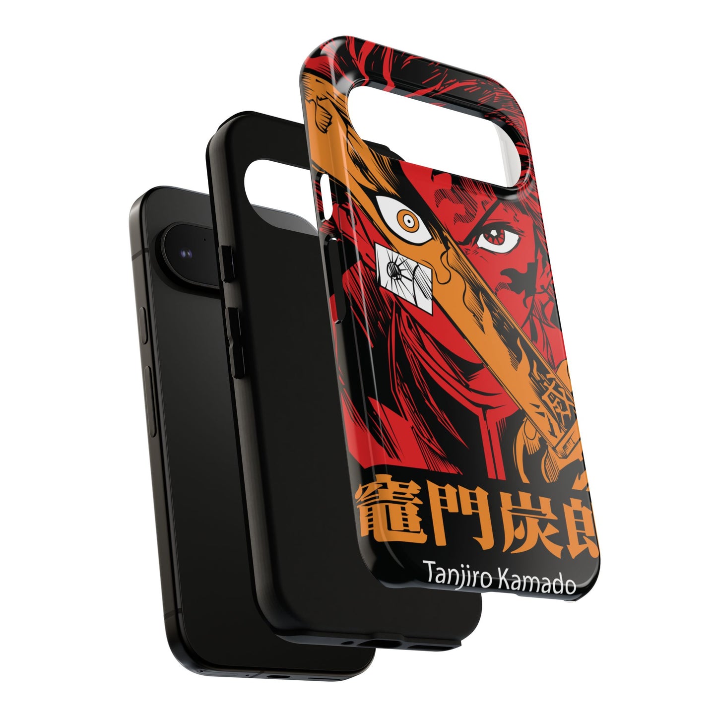 Demon Slayer Tanjiro Kamado Phone Case — Fiery Anime Protective Cover