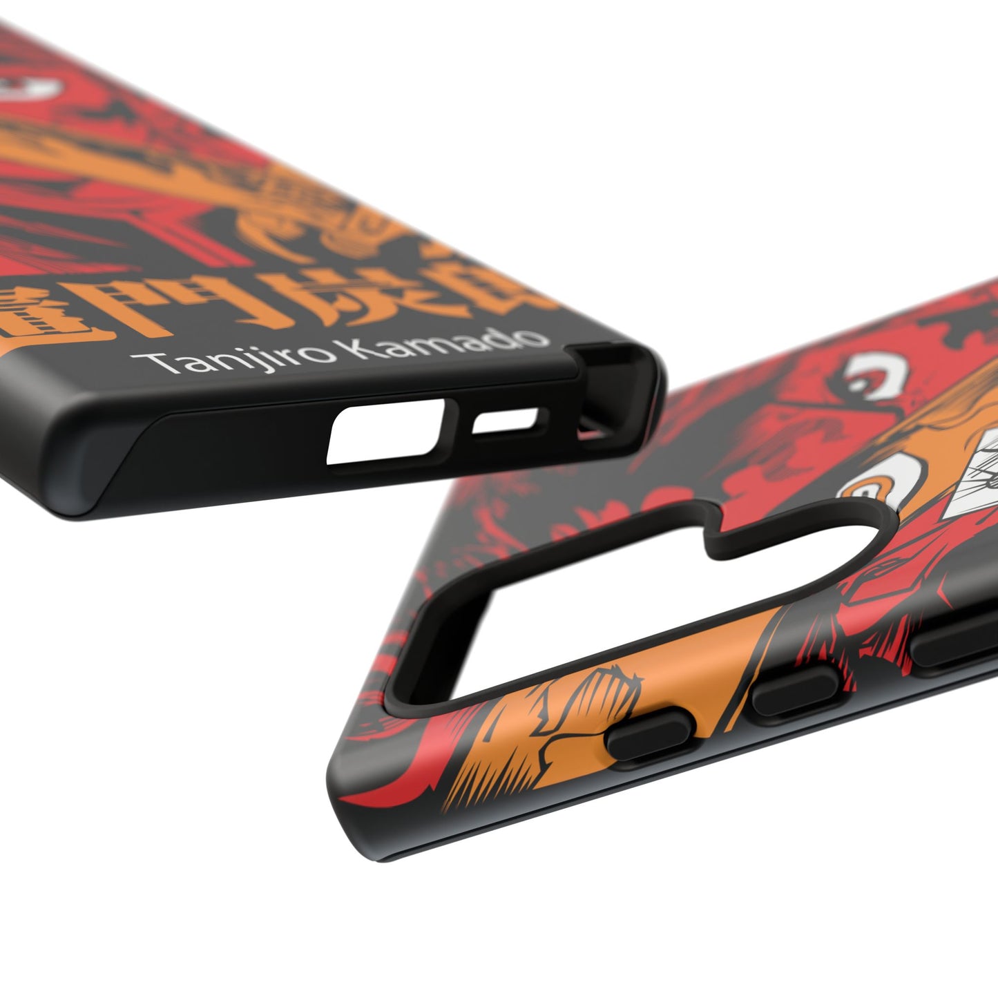 Demon Slayer Tanjiro Kamado Phone Case — Fiery Anime Protective Cover