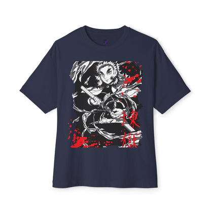Flame Hashira Tee — Anime-Inspired Oversized Shirt for Fans