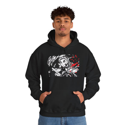 Flame Hashira Hoodie — Anime Demon Slayer Inspired Hooded Sweatshirt