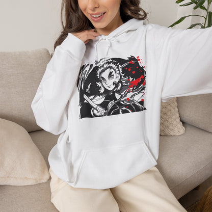 Flame Hashira Hoodie — Anime Demon Slayer Inspired Hooded Sweatshirt