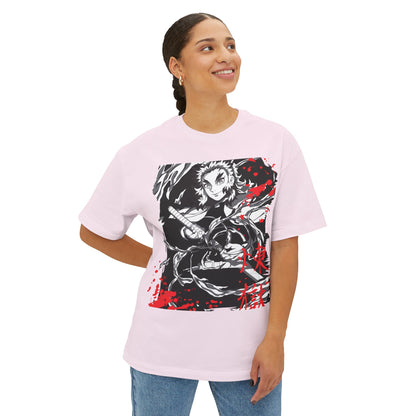 Flame Hashira Tee — Anime-Inspired Oversized Shirt for Fans