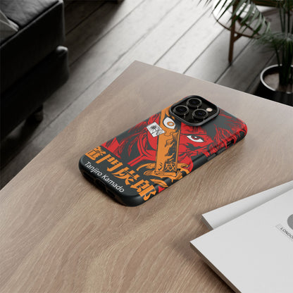 Demon Slayer Tanjiro Kamado Phone Case — Fiery Anime Protective Cover