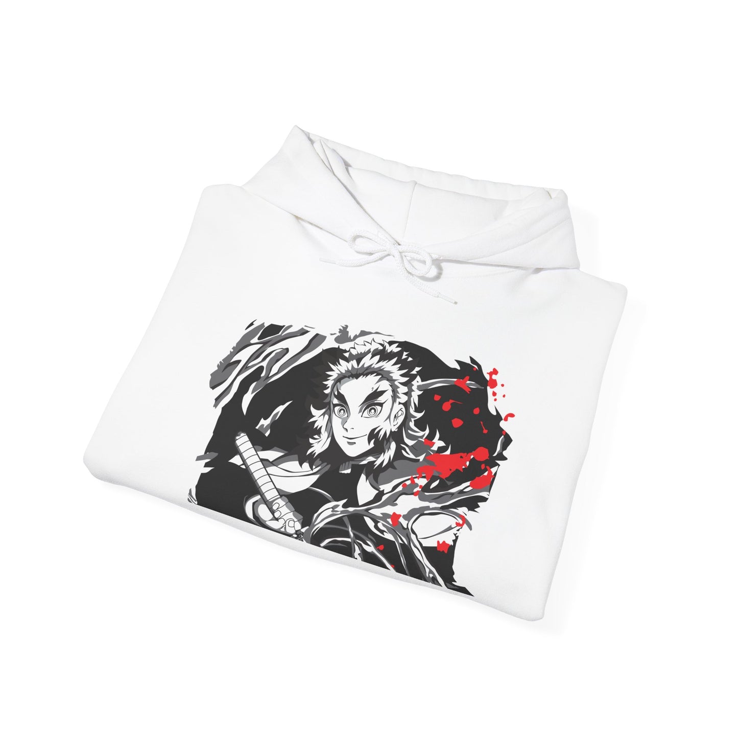 Flame Hashira Hoodie — Anime Demon Slayer Inspired Hooded Sweatshirt