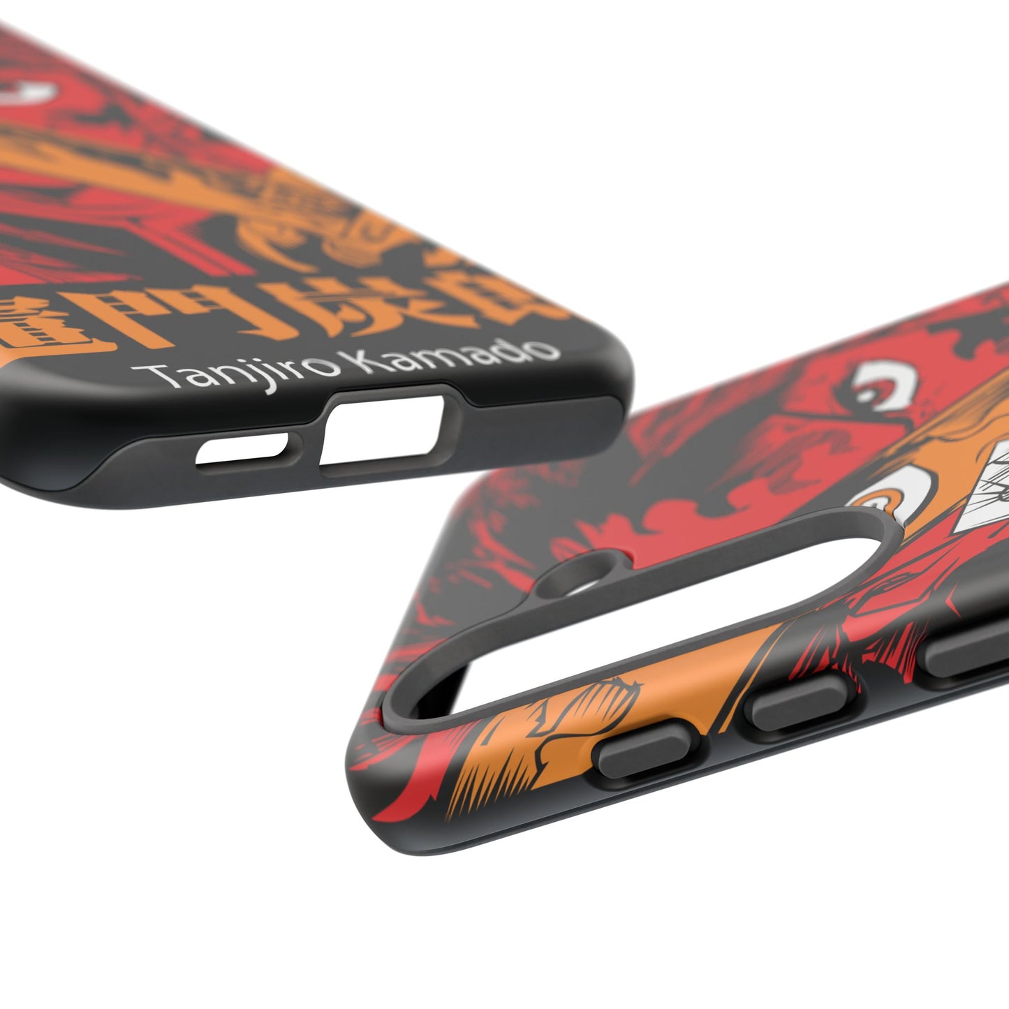 Demon Slayer Tanjiro Kamado Phone Case — Fiery Anime Protective Cover
