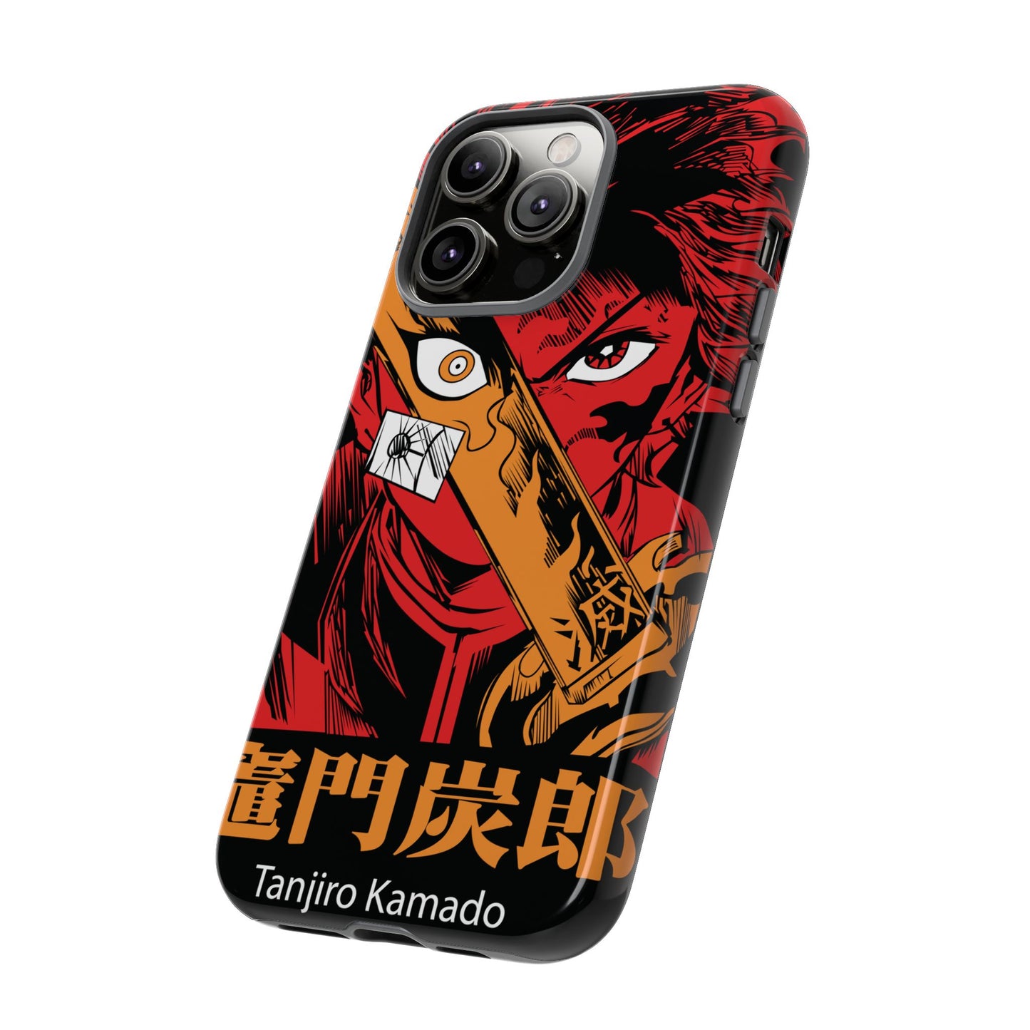 Demon Slayer Tanjiro Kamado Phone Case — Fiery Anime Protective Cover