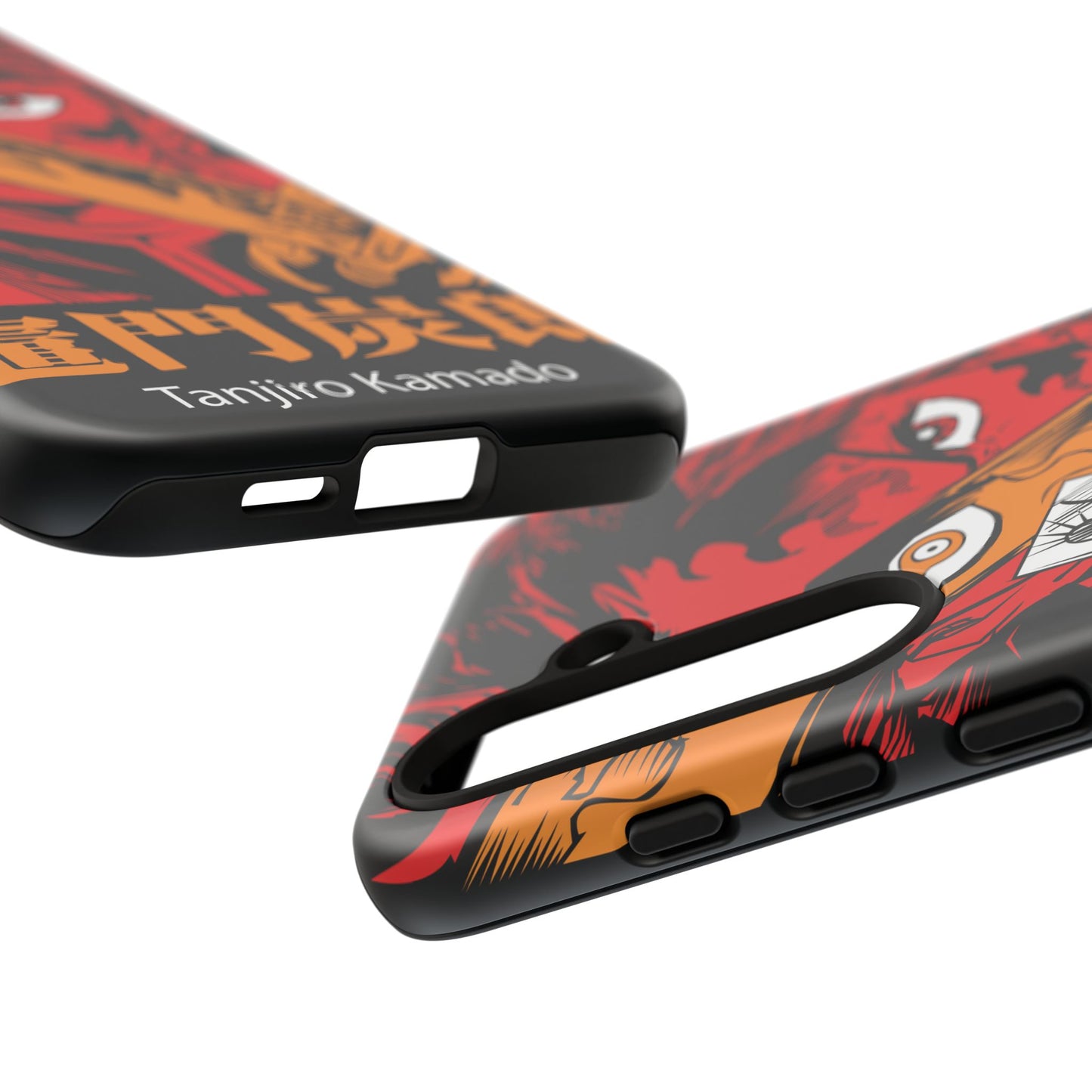 Demon Slayer Tanjiro Kamado Phone Case — Fiery Anime Protective Cover