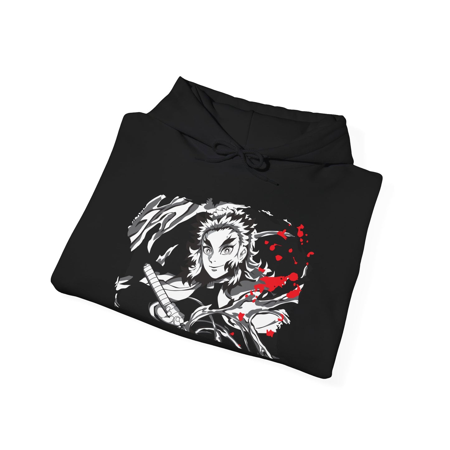Flame Hashira Hoodie — Anime Demon Slayer Inspired Hooded Sweatshirt